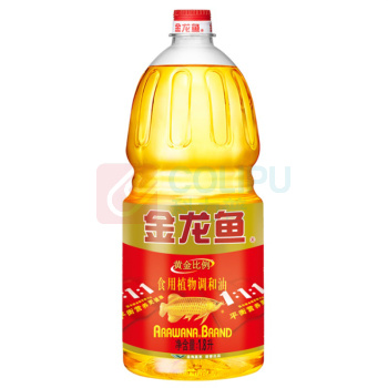 金龙鱼 黄金比例食用调和油 1.8L/桶 6桶/箱 (转基因)
