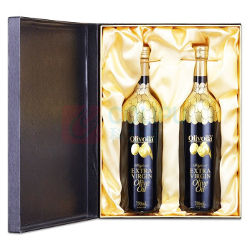 欧丽薇兰 高多酚特级初榨橄榄油 750ml  2瓶/盒