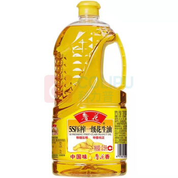 鲁花 食用油 5S 物理压榨 压榨一级 花生油 2.5L