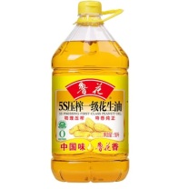 鲁花 食用油 5S 压榨一级 花生油 5L 非转基因