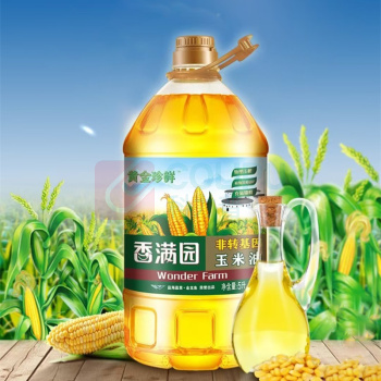 香满园 纯正玉米油 非转基因 5L 