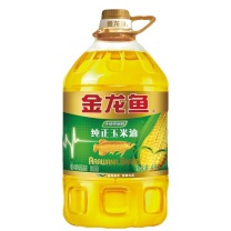 金龙鱼 纯正玉米油 非转基因压榨一级植物油 4L 