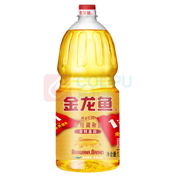 金龙鱼 黄金比例食用调和油 非转基因 1.8L  (新老包装随机发货)