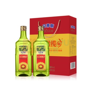 贝蒂斯 BETIS 葵花橄榄食用植物调和油 600ML*2瓶