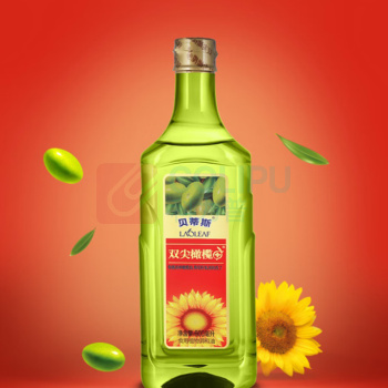 贝蒂斯 BETIS 葵花橄榄食用植物调和油 600ML*2瓶