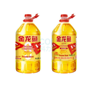金龙鱼 黄金比例调和油 4L/桶 4桶/箱 (非转基因)