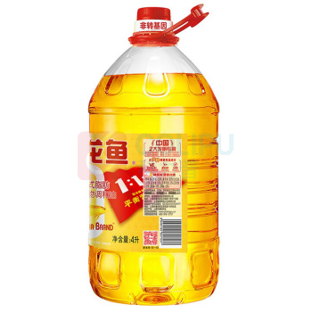 金龙鱼 黄金比例调和油 4L/桶 4桶/箱 (非转基因)