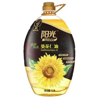 金龙鱼 食用油 葵花仁油 5L 