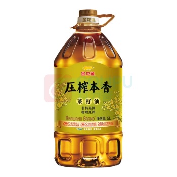 金龙鱼 压榨本香 菜籽油 5L 