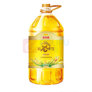 金龙鱼 食用植物调和油 非转基因黄金比例稻谷鲜生 5L 