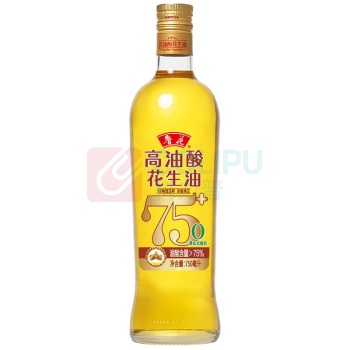 鲁花 用油 5S 物理压榨 压榨一级 高油酸花生油 750ml