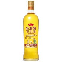 鲁花 用油 5S 物理压榨 压榨一级 高油酸花生油 750ml