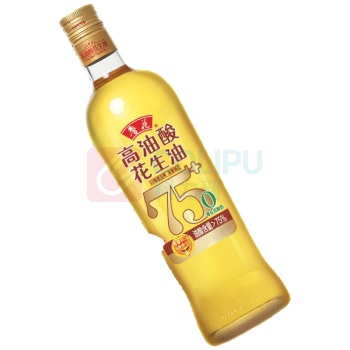 鲁花 用油 5S 物理压榨 压榨一级 高油酸花生油 750ml