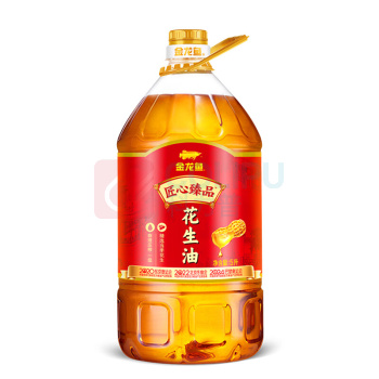 金龙鱼 花生油 匠心臻品 5L  压榨一级