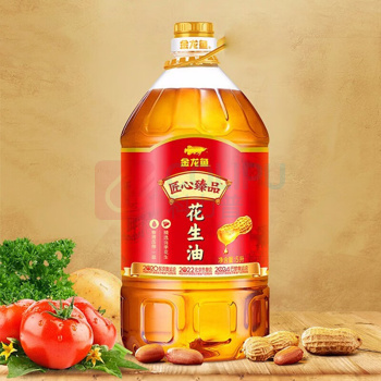金龙鱼 花生油 匠心臻品 5L  压榨一级