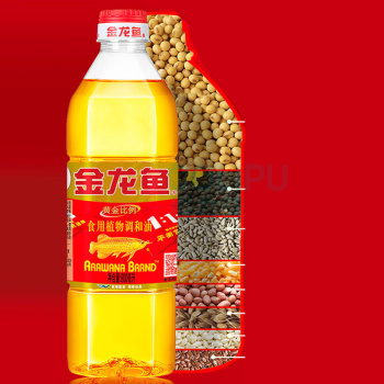 金龙鱼 食用调和油 黄金比例 900ml 