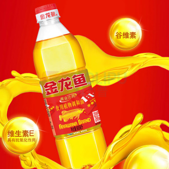 金龙鱼 食用调和油 黄金比例 900ml 