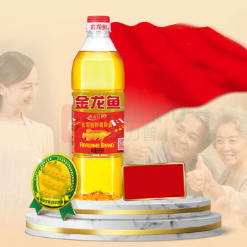 金龙鱼 食用调和油 黄金比例 900ml 
