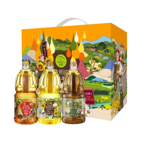 初萃 CHUCUI 中粮初萃食用油 1.8L*3(花生油+葵花籽油+菜籽油) (新旧包装随机) 1.8L*3