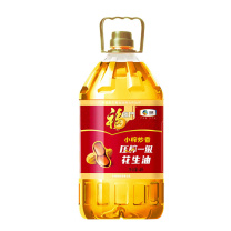 中粮福临门 压榨一级花生油 小榨炒香 4L