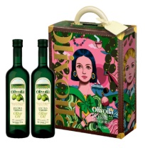欧丽薇兰 Olivoila 特级初榨橄榄油 礼盒装 750ml*2瓶
