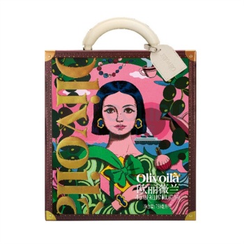 欧丽薇兰 Olivoila 特级初榨橄榄油初榨凉拌烹饪 仅供辽宁 750ml*2瓶插画款礼盒