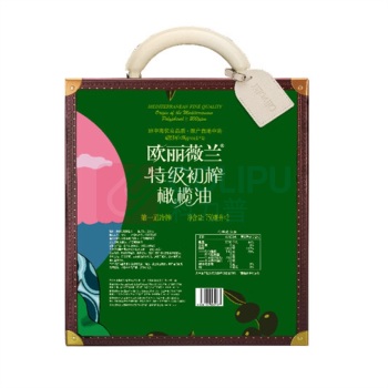 欧丽薇兰 Olivoila 特级初榨橄榄油初榨凉拌烹饪 仅供辽宁 750ml*2瓶插画款礼盒
