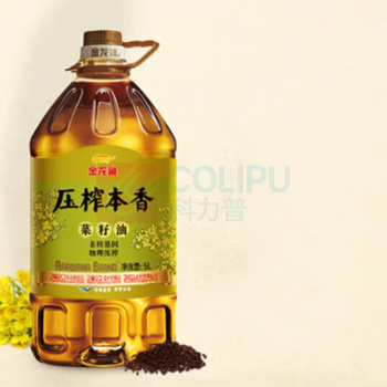 金龙鱼 压榨本香菜籽油 5L/桶 4桶/箱 (非转基因)