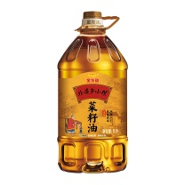 金龙鱼 外婆乡小榨菜籽油(非转基因/物理压榨) 5L 