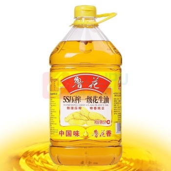 鲁花 5S物理压榨 一级花生油 5L