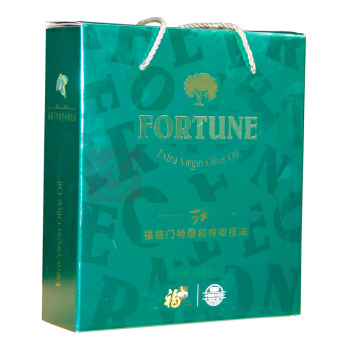 中粮福临门 特级初榨橄榄油礼盒 500ml*2瓶