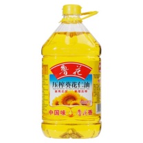 鲁花 压榨葵花仁油 5L/桶  4桶/箱