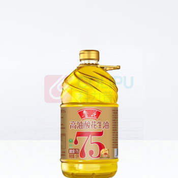 鲁花 食用油5S物理压榨高油酸花生油 5L/桶 