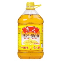 鲁花 5S压榨一级花生油 5L/桶 4桶/箱