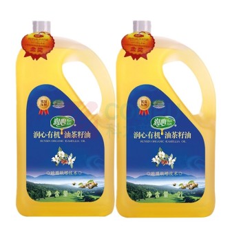 润心 有机油茶籽油 2L*2 