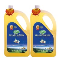 润心 有机油茶籽油 2L*2 
