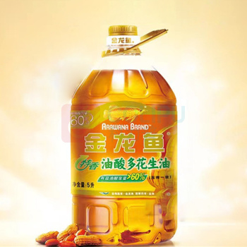 金龙鱼 特香油酸多花生油 压榨一级 5L  新老包装随机发货