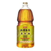 金龙鱼 食用油 压榨本香菜籽油 菜籽油 1.5L 
