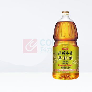 金龙鱼 食用油 压榨本香菜籽油 菜籽油 1.5L 