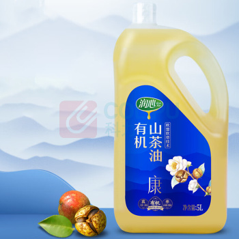 润心 有机生榨山茶油 5L 低温压榨茶籽油
