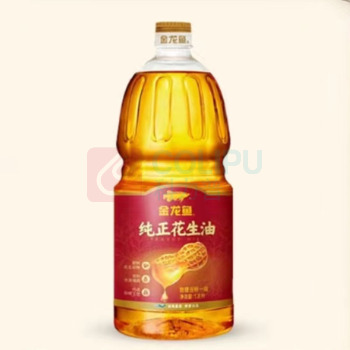金龙鱼 物理压榨一级 炒菜食用油 纯正花生油净含量3.6L 1.8L *2 