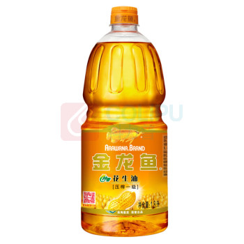 金龙鱼 花生油食用油 压榨一级 1.8L 新老包装随机发货