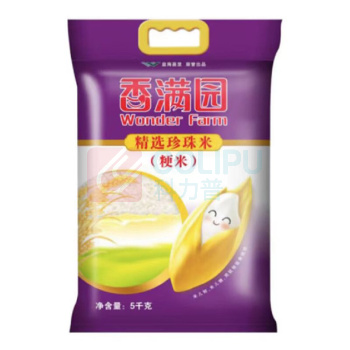 香满园 精选珍珠米 5kg (梗米)  新老包装随机发货，品质如一