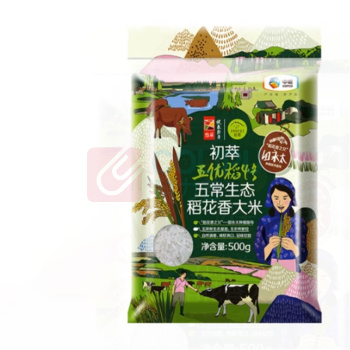 初萃 CHUCUI 中粮当季新米 五优稻4号生态稻花香米 五常产地直供 1斤装 500g 