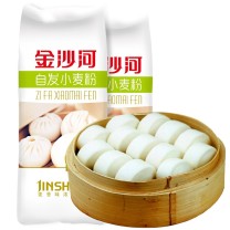 金沙河 自发小麦粉包子馒头专用粉 1kg 2袋