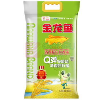 金龙鱼 长粒香米 清香稻 5KG家用东北大米煮粥米饭 5KG