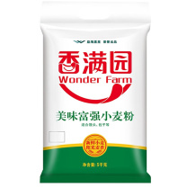 香满园 面粉 中筋粉 美味富强小麦粉 5kg