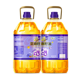 中粮福临门 亚麻籽油 5L
