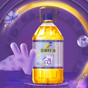 中粮福临门 亚麻籽油 5L