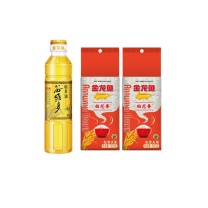 金龙鱼 稻米油+稻花香大米 组合 400ml*1+500G*2